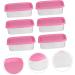 SHOWERORO 1 Set 6 Pcs Fresh Storage Lunch Box Pink Containers Plastic Fruit Storage Container Vegetable Food - Buy Online on GoSupps.com