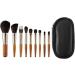 9 Makeup Brushes Soft Bristles for Perfect Makeup Take It Anywhere Ergonomic Design Easy to Clean with Wood Handle and Artificial Fiber for Portable Makeup Set - Buy Online on GoSupps.com