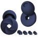 Ear Plugs -33dB Noise Reduction for Sleeping Noise Canceling Swimming Work Snoring Airplanes Comfortable Reusable Earplugs Soft Silicone Hearing Protection Noise Sensitivity 8 Ear Tips (Midnight Blue)