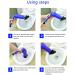Cleaner Sewer Pipe Dredging Device Pneumatic Type Toilet Kitchen Floor Drain Blaster with Four Plugs Blue - Buy Online on GoSupps.com