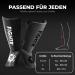 Fightr Thick Shin Protector | Perfect Fit & Ideal Padding for Kickboxing MMA Muay Thai | S/M - All Black - Buy Online on GoSupps.com