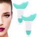 Greoer 2 Pieces Mascara Eyelash Shield Applicator Guard Tool Multi-function Eye Makeup Auxiliary Guard Tool Pads Reusable Silicone Eyelash Eyeshadow Auxiliary Applicator Tool for Makeup(Green)