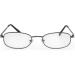 Filtral Light Reading Glasses - Unisex Narrow Oval Metal Reading Aid +1.50 Diopters - Anthracite - 1-Pack - Buy Online on GoSupps.com