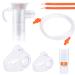 VCBB Nebulizer Tubing and Mouthpiece Replacement Kit for Adult & Child, Universal Size for Home and Travel Use