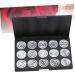 Healeved 3pcs 15 Empty Cosmetic Empty Eyeshadow Case Empty Eyeshadow Palette Cosmetic Cases for Traveling 1 count (Pack of 1) Silverx3pcs - Buy Online on GoSupps.com