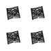 WUUISDNX 4x Lightweight Decorative Hair Combs Featherweight Secure Hold Plastic Decorative Hair Combs For Women