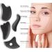 Gua Sha Facial Tools Set of 4 - Premium Bian Stone for Glowing Skin Anti-Aging Massage & Face Lifting Kit for Men & Women - International Shipping Available - Buy Online on GoSupps.com