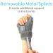 Vive Arthritis Thumb Splint - Thumb Spica Support Brace for Pain, Sprains, Strains, Arthritis, Carpal Tunnel - Wrist Strap - Left/Right Hand (Grey) - Buy Online on GoSupps.com