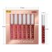 6Pcs Dark Red Matte Liquid Lipstick Set | 24-Hour Long-Lasting Waterproof Lip Stain Makeup | Velvety High Pigmented Nude Lip Gloss Kit for Women - Buy Online on GoSupps.com