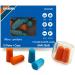 Soft Foam Earplugs (12 Pairs) with Case | Noise Reduction for Sleep Travel Concerts & More | SNR 38dB - Blue/Orange - Buy Online on GoSupps.com