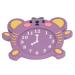 Gum Relief Teething Toy Silicone Lovely Alarm Clock Shaped Reusable Soft Cartoon Teething Toy Elastic Bright Color for Travel (Type 1)