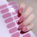 Buy 8 Sheets Semi Cured Nail Polish Stickers - Gradient Glitter & Solid Color Gel Wraps | Self-Adhesive Multicolored Nail Strips for Women & Girls | Perfect Manicure Decoration Supplies - Buy Online on GoSupps.com
