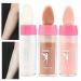 Makeup Highlighter Stick 3 Colors Body Shimmer Highlighter Makeup - Easy to Apply Patting Powder for Face Eyes Lips Hair Body Glow Makeup Frifer