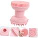DOITOOL 1pc Three-in-one Bath Brush Filler Pink Baby Deep Cleaning Silica Gel 8.6x7cm Pink - Buy Online on GoSupps.com