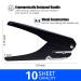 JIKIOU Badge Hole Punch - All-Metal Oval Heavy-Duty Tool for PVC ID Cards, Crafts, Paper Tags - 0.6 x 0.16 inch Elliptical Aperture - Buy Online on GoSupps.com