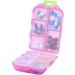 Zuihug Pink Travel Pill Organizer - Compact 10-Compartment Pill Box for Wallets - Portable Storage Solution - Buy Online on GoSupps.com
