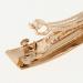 Buy Gold Alloy French Hair Clip for Women | Automatic Thick Hair Clip | Stylish Accessories for All Hair Types - Buy Online on GoSupps.com