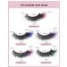 Colored Wispy False Eyelashes - Fluffy Faux Mink Cat Eye Lashes Kit | 10mm Natural 3D Lashes - 5 Pairs Easy to Apply - Buy Online on GoSupps.com