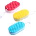 FRCOLOR 6 Pcs Three Layer Bath Sponge Set - Natural Loofah Body Scrubber Shower Cleanser & Facial Scrubber for Kids & Adults - Perfect Cleaning Supplies for a Refreshing Shower Experience - Buy Online on GoSupps.com