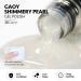 GAOY Shimmer Gel Nail Polish 16ml - Translucent Jelly Glitter Soak Off UV Gel - 1609 Milky White - Buy Online on GoSupps.com