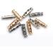 Hole Cord Lock Stopper spring buckle Cord Locks Toggles 30pcs/lot 3 Colors Metal Alloy Stoppers Toggle Cord Locks Drawstring Lock Two Holes For 4mm Cord Nickle (Gun silver 33mmx10mm) 33mmx10mm Gun Silver - Buy Online on GoSupps.com