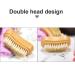 Buy Lurrose 3-Stage Nail Brush Cleaning Tool Double-Sided Beechwood Manicure & Pedicure Brush for Perfect Fingernail Care - International Shipping Available - Buy Online on GoSupps.com