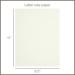 110lb Yellow Ivory Cardstock Paper Pack - Double Sided for Crafts & Scrapbooking - 100 Sheets 8.5x11 - Buy Online on GoSupps.com