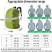 FANCYWING Waterproof Backpack Rain Cover XL - Army Green, 65-90L | Reflective Strap, Non-Slip Design | Ideal for Hiking, Camping, Hunting, Cycling | Upgraded Rainproof Shield - Buy Online on GoSupps.com