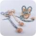 Buy GLASSNOBLE Beech Wood Pacifier Chain | Woven Cotton Clips & Nipple Holder | Durable & Stylish Baby Essentials  - Buy Online on GoSupps.com