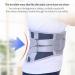 FoRes Fixed Breathable Waist Belt - X-Large Back Lumbar Support with Alloy Steel Plates & Triple Compression for Pain Relief - Buy Online on GoSupps.com