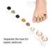 8pcs Silicone Nail Art Toe Separators - Washable & Reusable Pedicure Care for Women | International Shipping - Buy Online on GoSupps.com