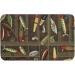 Vanani Fishing Lure Style Flannel Non-Slip Carpet Easy To Take Care Of Moderate Thickness Suitable For Front Door Garage Door Back Door Bedroom And Kitchen. White One Size - Buy Online on GoSupps.com