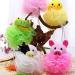 Tomaibaby 4Pcs Animal Bath Sponge Pouf for Kids - Cartoon Loofah Shower Ball (Random Style) - Buy Online on GoSupps.com