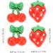 Healeved 120 Pcs Cherry Slices Strawberries Small Flatback Cute Lip Gloss Nail Gothic Home Decor Small Cherry Flatback Craftsman Hand Tools Strawberry Decor Hair Resin 3d Peach Red Fruit - Buy Online on GoSupps.com