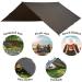 Camping Tent Tarp Hammock Rain Fly Tarp | Waterproof 10X10FT Green Tarp for Backpacking | Lightweight Emergency Shelter Tarp - Buy Online on GoSupps.com