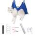 Lollanda effective control dog care hammock and cat care slope eleven pet tool set: comb thread hanging hooking etc. (blue)