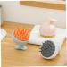 Magiclulu 3-Piece Silicone Shampoo Brush Set | Scalp Massager & Peeling Head Washer for Hair Care | International Shipping Available - Buy Online on GoSupps.com