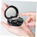 Partykindom Contact Lens Storage Case - Stylish Black Mussel Shell Organizer for Colored Lenses - Compact 7.2x5.8x2cm Lens Holder & Tool - Buy Online on GoSupps.com