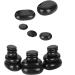 Black Basalte Hot Stone Set Oval De Forme De Peau Hydratant Pierres Massage Spa pour un Usage Professionnel ou Domicile Soulager le Stress Am liorer la qualit du Sommeil Compl ter les - Buy Online on GoSupps.com