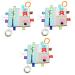 ibasenice 3pcs toy animal baby stroller