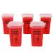Sharps Disposal Container,5 Pack Needle Disposal Container 1 Quart Size