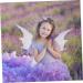 Housoutil Fairy Wings Dress for Girl Sheer Shawl Butterfly Wings Cape Wing for Costume Child Cosplay Apparel - Buy Online on GoSupps.com