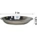 Kathson Stainless Steel Whisker Relief Cat Bowl Set - 4 Pack Shallow & Wide Dishes for Pets - Fits Elevated Stands - 7.00 Inch Dia - Buy Online on GoSupps.com
