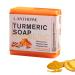 Organic Turmeric Soap Bar - Natural Face & Body Cleanser with Vitamin E Coconut & Almond Oil | 3.53oz Handmade for Acne & Smooth Skin - Buy Online on GoSupps.com