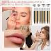 dinio 50 Count Microblading Pens Manual Eyebrow Pencils Microblading Supplies Aluminum Microblading Hand Tools for Cosmetics Easy to Use B Black&gold - Buy Online on GoSupps.com