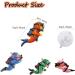 Taicols 4-Piece Floating Aquarium Decoration | Fish Tank Ornaments & Accessories | Unique Divers Ornament for Stunning Aquariums - Buy Online on GoSupps.com