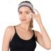 Homelevel Cosmetics Hair Band Set - 3x Frote Lake Headbands for Skincare | 100% Cotton One Size - Gray/Pink/Black - Buy Online on GoSupps.com