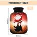Soft Santa Claus Hot Water Bottle with Cover - Warm 2L for Winter Comfort | Ideal for Bed Hand Neck & Shoulders - Buy Online on GoSupps.com