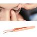 Eyelash Applicator Tool DIY Rose Gold Curved Lash Tweezer for Easy Lashes Application and Removal - Buy Online on GoSupps.com