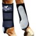 Professionals Choice Equine Easy-Fit Front Leg Splint - Velcro Fastening Universal Size Sold in Pairs - Black | International Shipping Available - Buy Online on GoSupps.com
